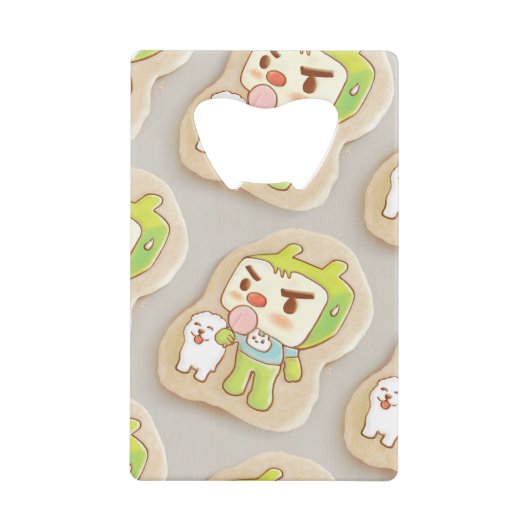 XiaoTieJunアイシングクッキー クレジットカード栓抜き (正面)