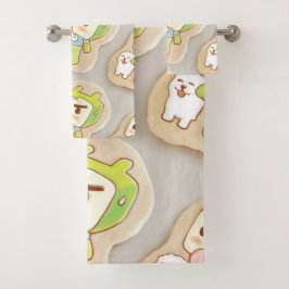 XiaoTieJunアイシングクッキー バスタオルセット