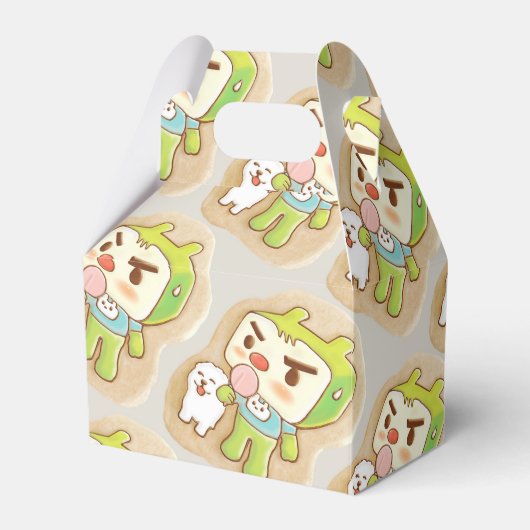 XiaoTieJunアイシングクッキー フェイバーボックス (正面サイド)