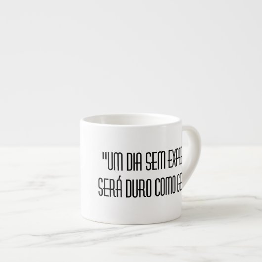 Xícara de expresso com frase エスプレッソカップ (正面右)