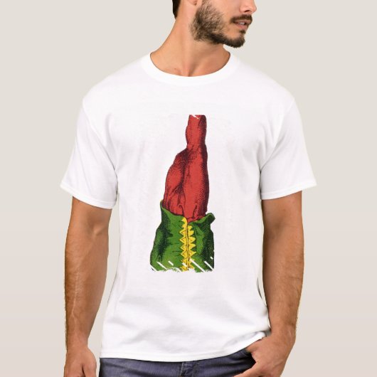 XIIつるされた人、占いカード Tシャツ (正面)
