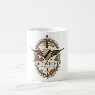 XII砂漠の迷彩柄のコーヒー・マグ- 11oz コーヒーマグカップ