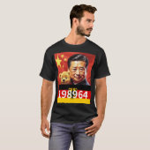 XIJINPINGウィニーPOOH中国CCP 198964ドイツ国旗 Tシャツ (正面フル)