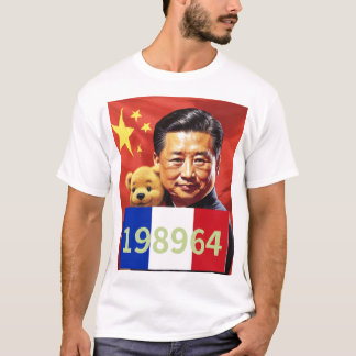 XIJINPING WINNIE POOH中国CCP 198964フランス国旗 Tシャツ