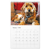 Xine's Pack of Strays & Others Calendar カレンダー (2月 2026)