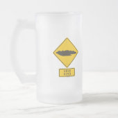 XINGをにじみ出して下さい フロストグラスビールジョッキ (左)