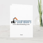 Xing Tainの空白のな挨拶状 カード (裏面)