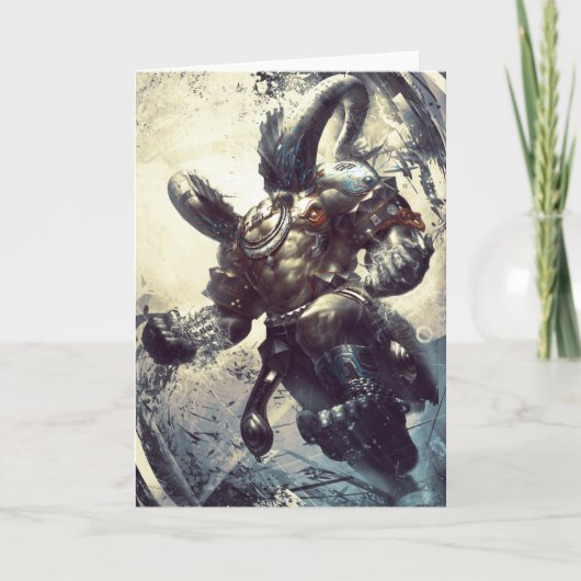 Xing Tainの空白のな挨拶状 カード (正面)