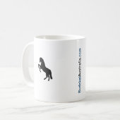 Xingyiの馬のマグ コーヒーマグカップ (正面左)