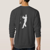 Xingyiのchuanトラのフード付きスウェットシャツ、ジャケットおよびティー スウェットシャツ (裏面)