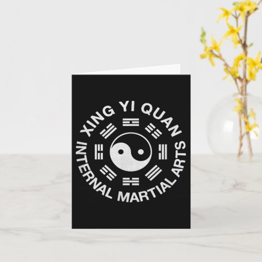 Xingyi Internal Martial Arts  カード (黄色い花)