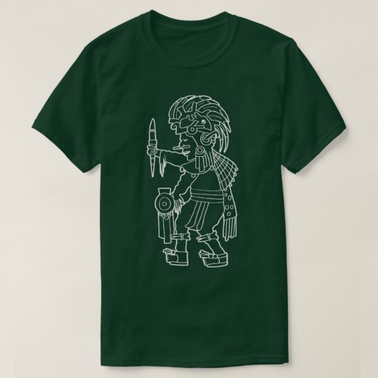 Xipe Totec神アステカナワトルMayan Inca Toltec Gif Tシャツ (デザイン正面)