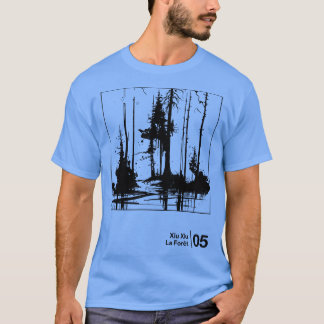 Xiu Xiuミニマリストグラフィックアートワークデザイン Tシャツ