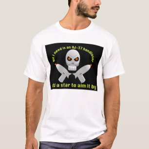 XJ-37 Handlaserの海賊旗のTシャツ Tシャツ