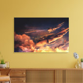 XLキャンバスノースロップグランマンEA-6Bプロウラー キャンバスプリント (インサイチュ (リビング))