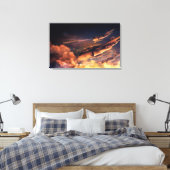 XLキャンバスノースロップグランマンEA-6Bプロウラー キャンバスプリント (インサイチュ (寝室))