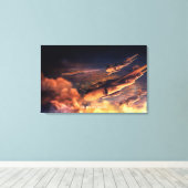 XLキャンバスノースロップグランマンEA-6Bプロウラー キャンバスプリント (インサイチュ (ウッドフロア))