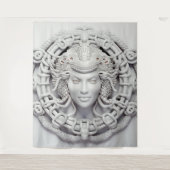 XLクラシックメドゥサタペストリー タペストリー (正面)