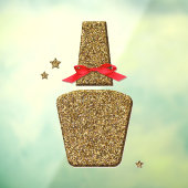 XLゴールデングリッターネイルサロンステッカーウィンドウのクリング ウィンドウサイン (シート3)