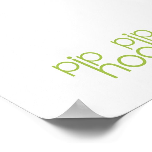 XLターコイズアクアヴィンテージファンキーフラワーアート ポスター (角)