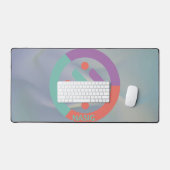 XLロゴデスクパッド（背景あり） デスクマット (キーボード&マウス)