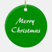 XL-かわいいライオンのクリスマスのオーナメント セラミックオーナメント (裏面)