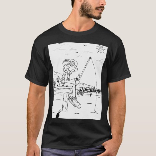 XL アトモスフィア "Sad Clown, Good Fish'" Tシャツ (正面)