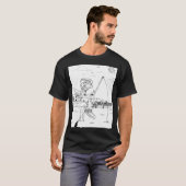 XL アトモスフィア "Sad Clown, Good Fish'" Tシャツ (正面フル)