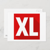 XL ポストカード (正面/裏面)
