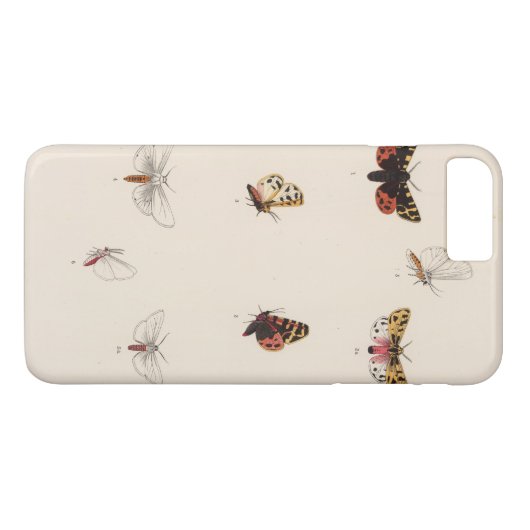 XL Arctia、Leucarctia、Euchaetes Case-Mate iPhoneケース (裏面(横))