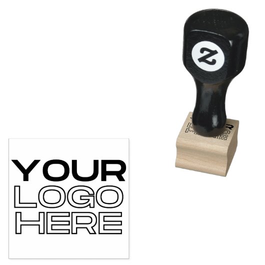 XL Large Business Logo Custom ラバースタンプ (押印)