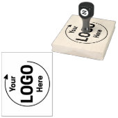XL Large Business Logo Custom Rubber Stamp ラバースタンプ (押印)