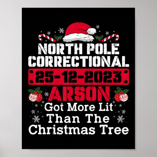 Xmより明るい北極得矯正放火 ポスター (正面)