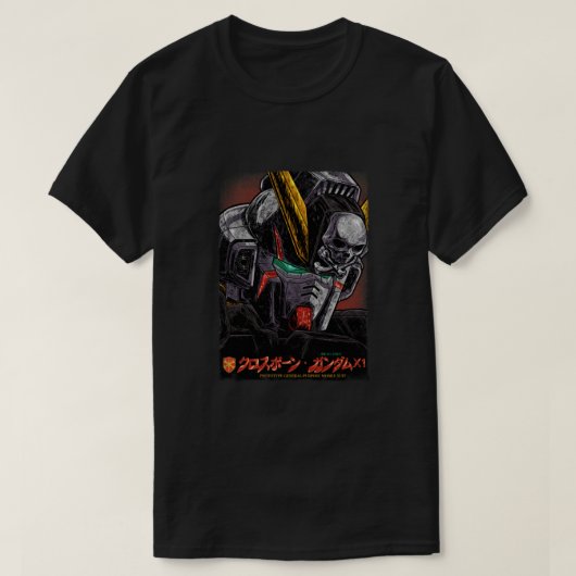 XM-X1クロスボーンガンダムX-1クラシック Tシャツ (デザイン正面)