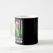 Xmaを飲んで素晴らし再びクリスマスを作る コーヒーマグカップ (正面左)