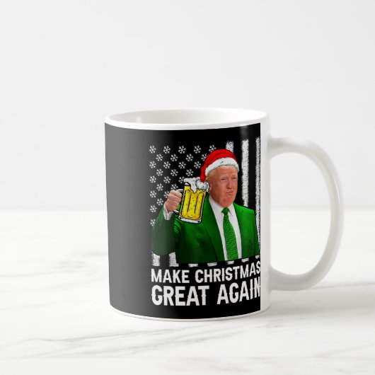Xmaを飲んで素晴らし再びクリスマスを作る コーヒーマグカップ (右)