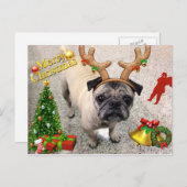 X'masのメリーな郵便はがきMachi シーズンポストカード (正面/裏面)