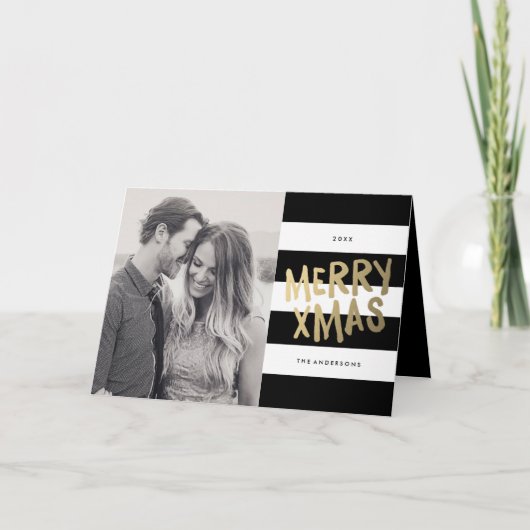 Xmas | 休日のフォトグリーティングカード シーズンカード (正面)