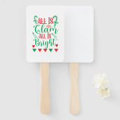 Xmas Art All Is Bright ハンドファン (正面&裏面)