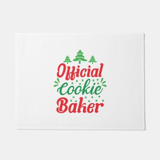 Xmas Art Official Cookie Baker ドアマット (正面)