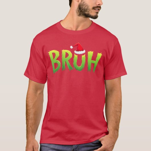 Xmas Bruh Christmas eens Boys Funny Christmas vint Tシャツ (正面)