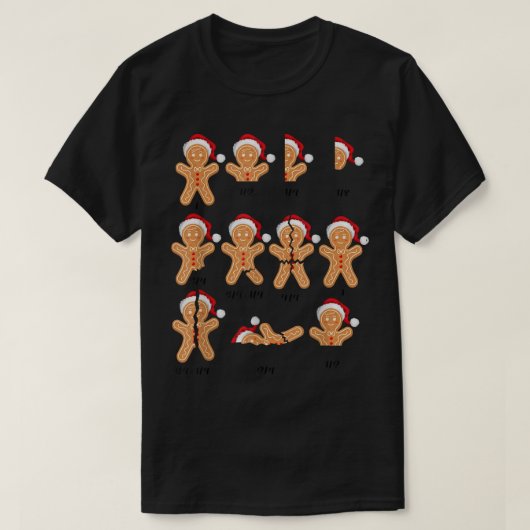 Xmas Christmas Santa Hat Fractions Math Teacher Co Tシャツ (デザイン正面)