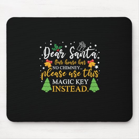 Xmas Dear Santa Magic Key マウスパッド (正面)