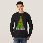 Xmas Decorations Light Santa Pterodactyl Bird Chri Tシャツ (正面フル)