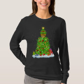 Xmas Decorations Lights Santa Bengal Cat Christmas Tシャツ (正面)