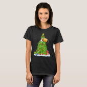 Xmas Decorations Lights Santa Hornbill Bird Christ Tシャツ (正面フル)