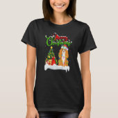 Xmas Decorations Santa Cocker Spaniel Dog Christma Tシャツ (正面)