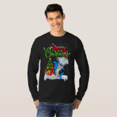 Xmas Decorations Santa Hammerhead Shark Christmas Tシャツ (正面フル)