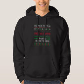 Xmas  For Dietary Aide Dietary Aide Ugly Sweater パーカ (正面)