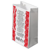 XMAS GIF BAG スモールペーパーバッグ (裏面アングル)